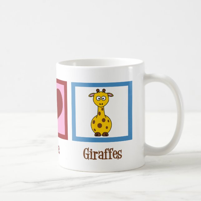Cute Giraffe Kaffemugg (Höger)