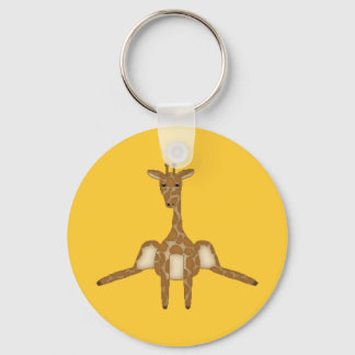 Cute Giraffe Keychain Nyckelring