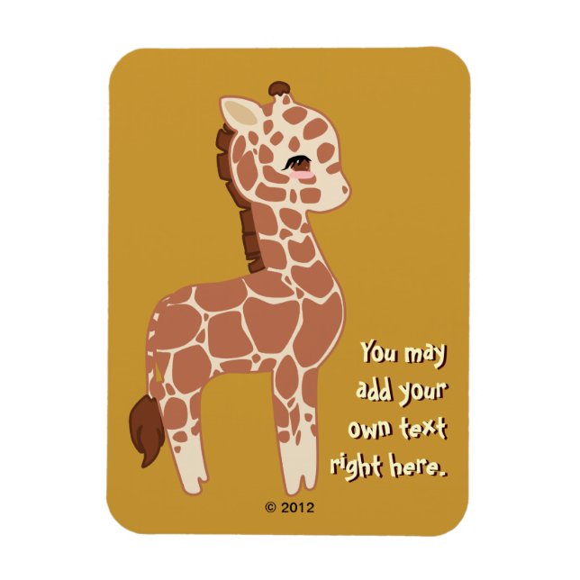 Cute Giraffe Magnet (Vertikal)