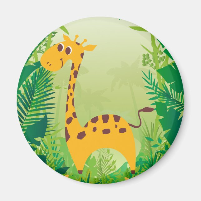 Cute Giraffe Magnet (Framsidan)