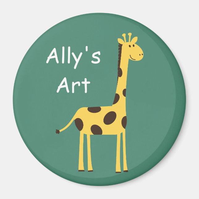 Cute Giraffe Magnet (Framsidan)