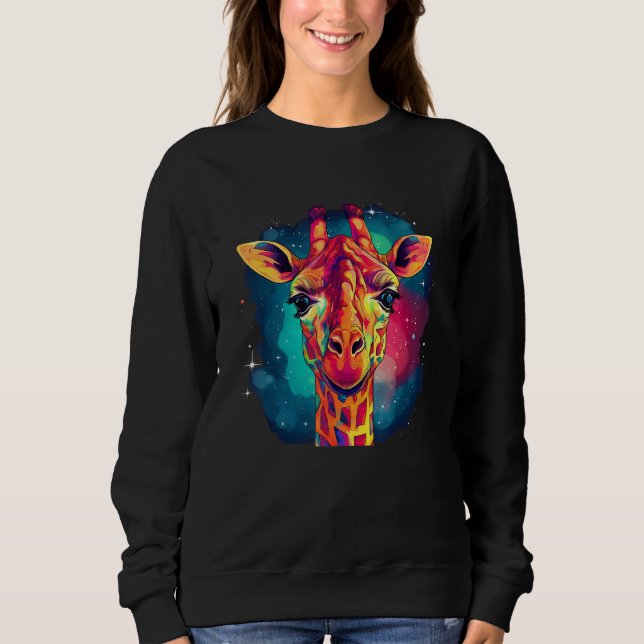 Cute Giraffe Men Women Kids T Shirt (Framsida)
