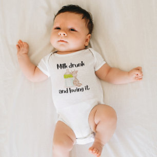 Cute Giraffe Mjölk Drunk T Shirt
