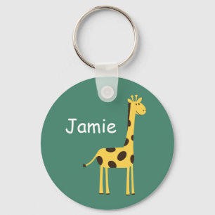 Cute Giraffe Nyckelring