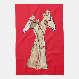 Cute Giraffe par Thunder_Cove Kökshandduk