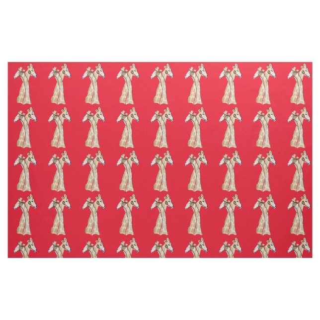 Cute Giraffe par Thunder_Cove Tyg (Fat Quarter)