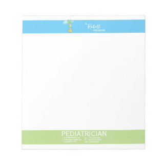 Cute Giraffe Pediatrician/Pediatrician Anteckningsblock