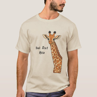 Cute Giraffe Personalized T Shirt