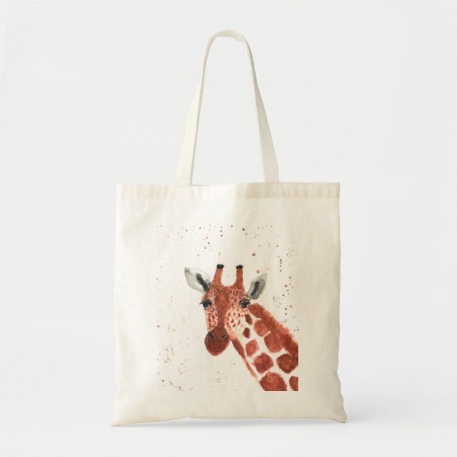Cute giraffe plantskola tygkasse (Framsidan)