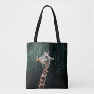 CUTE GIRAFFE PORTRÄTT TYGKASSE