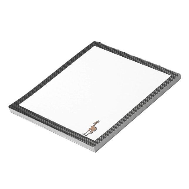 Cute Giraffe; Sleek Anteckningsblock (Roterad)