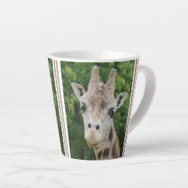 Cute Giraffe stäng designen sen Mugg