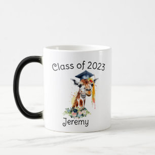 Cute Giraffe Studenten Gift Magisk Mugg