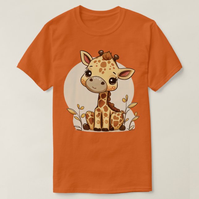 Cute Giraffe T Shirt (Design framsida)