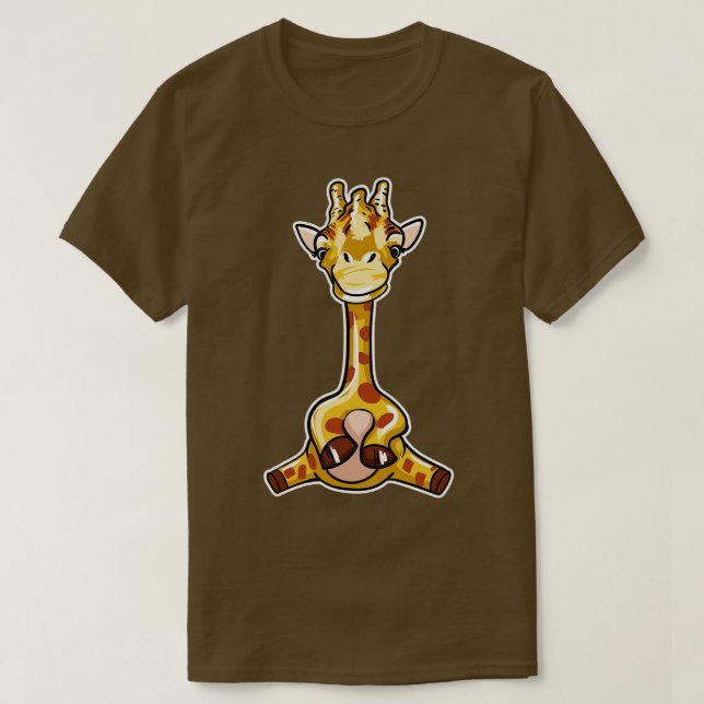 Cute Giraffe T Shirt (Design framsida)