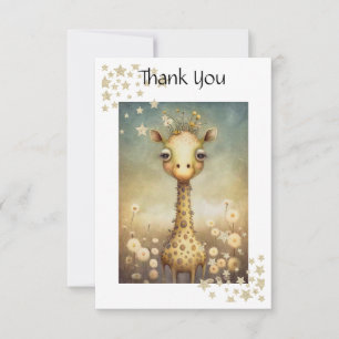 Cute Giraffe Tack Kort