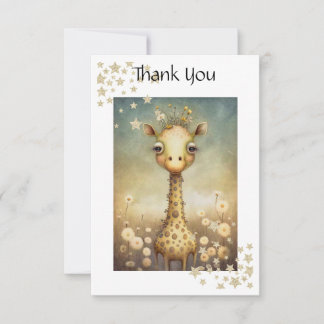 Cute Giraffe Tack Kort