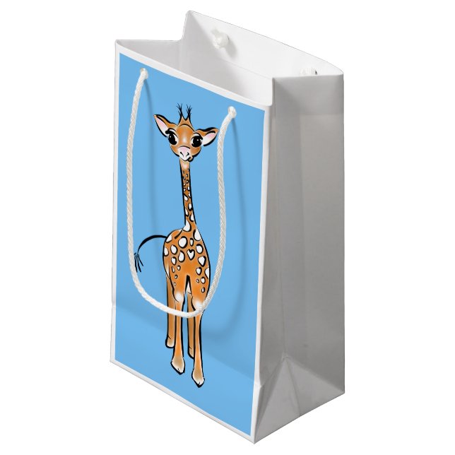Cute Giraffe teckning, safari-djur (Framsidan Vinklad)