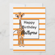 Cute Giraffe teckning, safari-djur