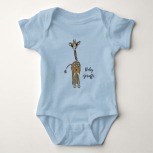 Cute Giraffe teckning, safari-djur Tee Shirt