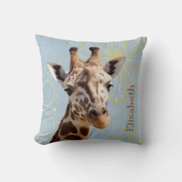 Cute Giraffe Tiling Head Kudde
