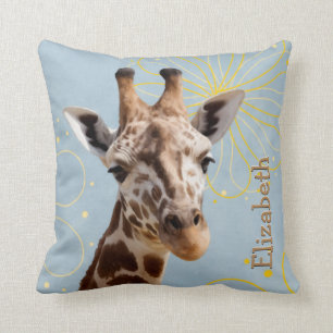 Cute Giraffe Tiling Head Kudde
