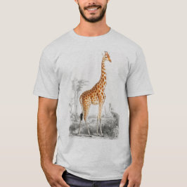 Cute giraffe vild african animal manar T-Shirt