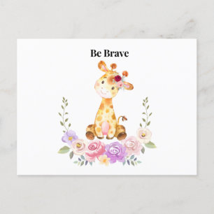 Cute Giraffe! Vykort