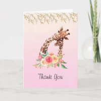 Cute Giraffe Watercolor Mamma & Baby Tack