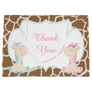Cute Giraffes Baby Shower Tack