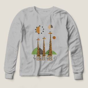 Cute giraffes in skogen t shirt