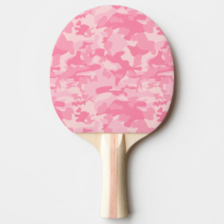 Cute Gire Rosa Camo Skriv ut Pingisracket