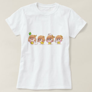 Cute Girers med katter T Shirt