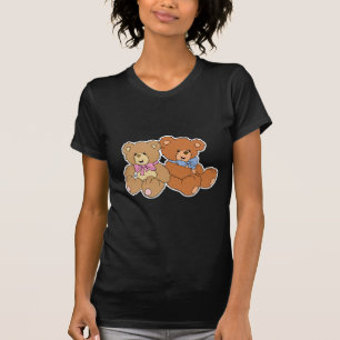 Cute Girl and Boy Bear Tee Shirt