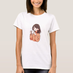 Cute Girl and Mugg T Shirt