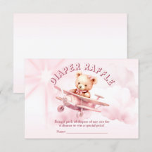 Cute Girl Baby Bear Pilot Rosa Airplan Bevalt