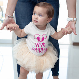 Cute Girl Baby Bunny Påsk T Shirt
