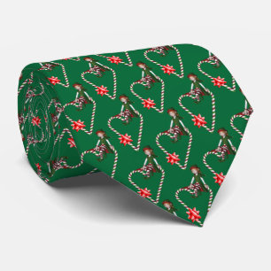 Cute Girl Elf Candy cane Helgdag Slips