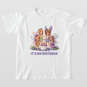 Cute Girl Födelsedagsfest T Shirt