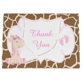 Cute Girl Giraffe Baby Shower Tack