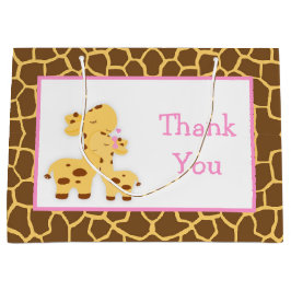 Cute Girl Giraffe Baby Shower Tack