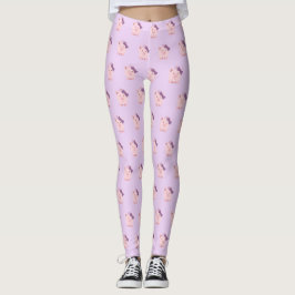 Cute Girl Gris Leggings