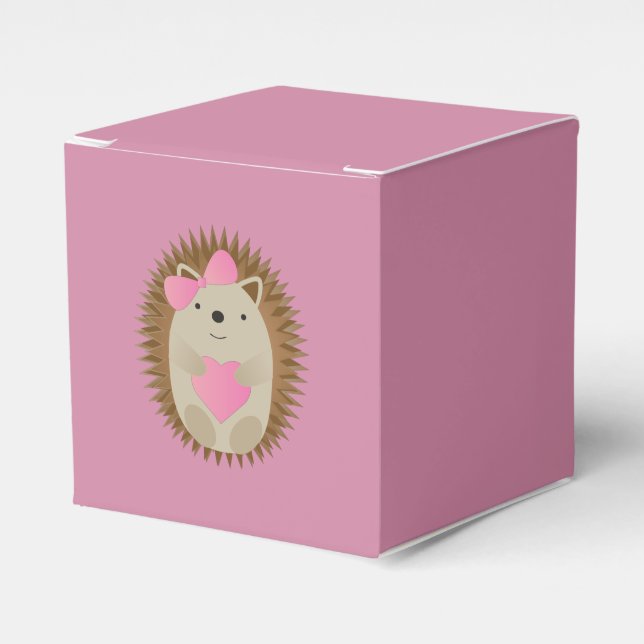 Cute Girl Hedgehog Presentaskar (Framsidan Sidan)