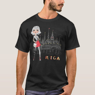 Cute girl in Riga, Lettland Classic T-Shirt