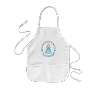 Cute Girl Kids Apron Barnförkläde