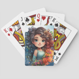 Cute Girl-kort Casinokort