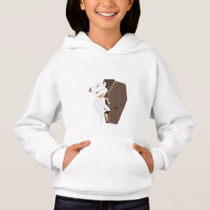 Cute Girl Mummy Coffin Halloween Design T Shirt