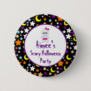 Cute Girl Mummy Halloween fest Knapp