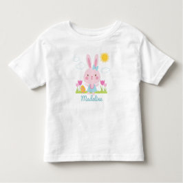 Cute Girl Påskhare T Shirt