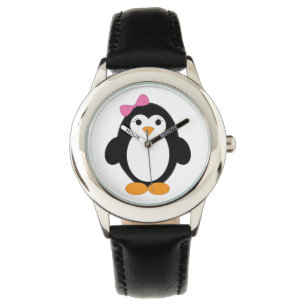 Cute Girl Penguin Armbandsur